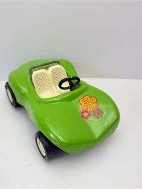Vintage Tonka Lime Green Dune Buggy Flower Power Beach Buggy Toy USA 1960s